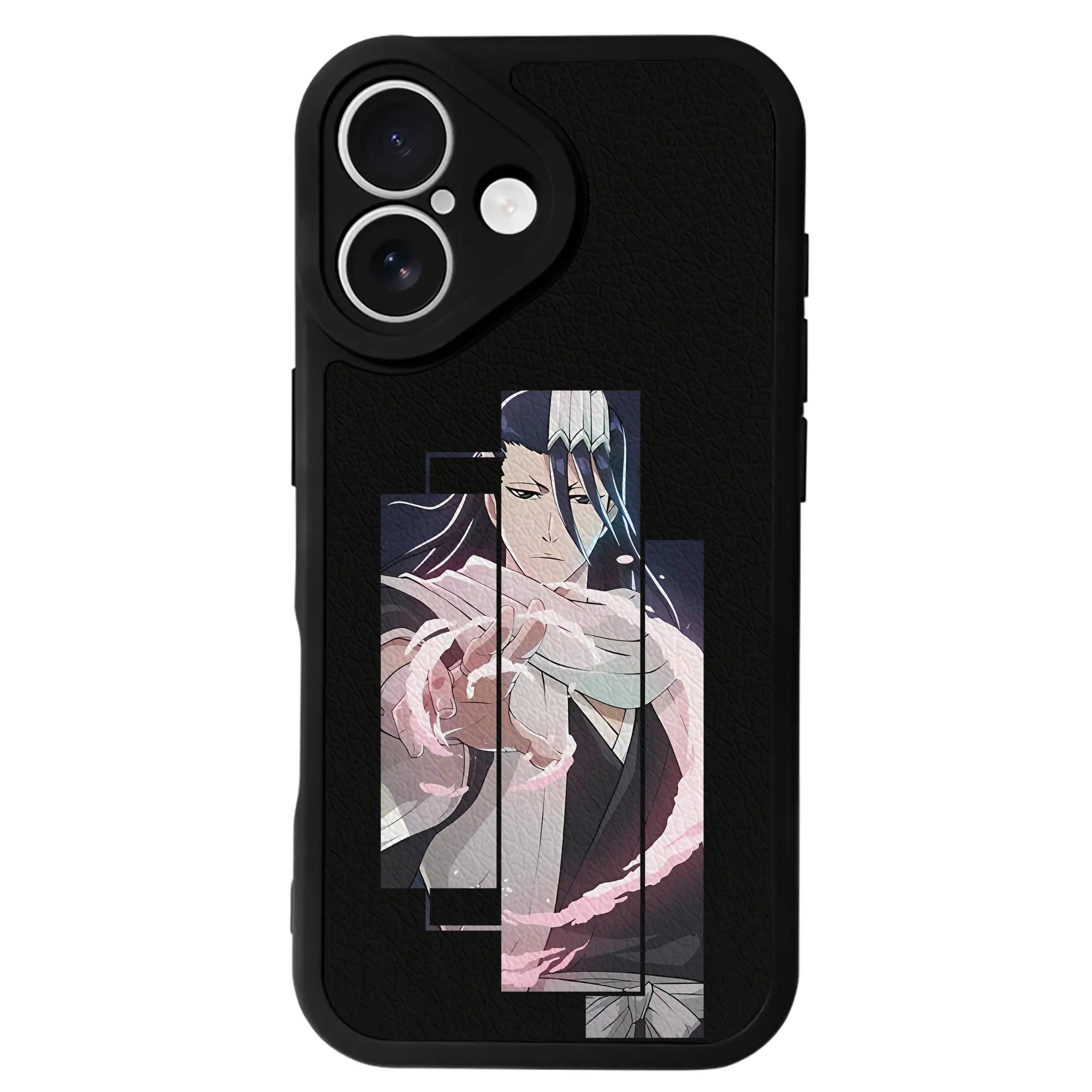 ブリーチ グッズ,朽木 白哉 - IPhone 16シリーズ対応 ・ シリコンスマホケース ・ レザー調 ・ 高精度フィット ・ 耐衝撃 ・ ワイヤレス充電対応 ・ 精密カット